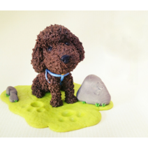 주문제작 리얼 펫 고양이 강아지 모형 커스텀 피규어 반려동물 도자기 인형, 8cm