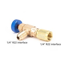 에어컨냉매벨브 컨트롤벨브 냉매 안전 밸브 r410a r22 14 quot 냉동 202, 시안, 1개