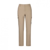 네파 여성 기모 카고 바지 - 베이지