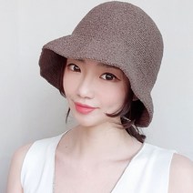 이코마켓 린넨 마 여름 버킷햇 여성 숏 여자 벙거지모자 여름모자 여름벙거지 린넨모자 밀짚모자 라피아햇