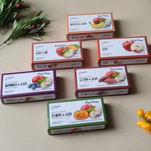 배마마 국내산 과일퓨레 사과 고구마 바나나 단호박 배 블루베리, 단호박&사과, 1세트