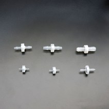 튜브 호스 체크밸브 PP 기체 액체 역류 방지 [튜빙 커넥터 피팅 연결관 콘넥터 플라스틱], CV-7979(5개/팩)