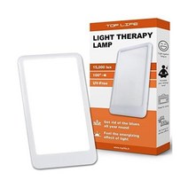 Top Life 15 000 Lux Light Therapy Lamp - Boost Your Mood Regulate Your Sleep - Powerful Adjustable, 15/000 Lux