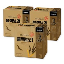 (메카몰) 쌍계명차 김동곤 명인이 만든 블랙보리 차 40티백 / 국산 100%, 1.2g, 40개입, 3개
