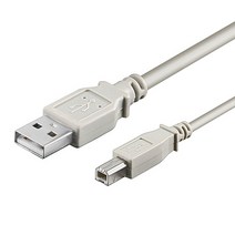 (주)승원전자 프린터케이블 삼성 HP 엡손 캐논 LG 브라더 USB2.0복합기케이블 1M, 1개