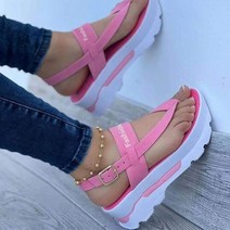 여성 샌들 여름 웨지 신발 플랫폼 힐 sandalias mujer 플립 플롭