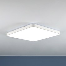 LED 나노 슬림 방등 50W 삼성칩 국내산 사각 안방등 홈 천장조명, 화이트