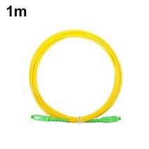10 개/가방 Sc Apc 3m 단면 모드 광섬유 패치 코드 케이블 2.0mm 또는 Ftth 점퍼, 01 yellow 1m