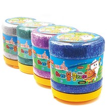 EK_키드키즈 [티파하파] 하비 볼클레이(구슬) 300g 대용량(통), 형광핑크