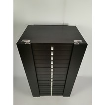 케이스 16단 수납함 안경 디스플레이 대용량 안경점 13단, 화이트 16단(광학잠금포함) 288부