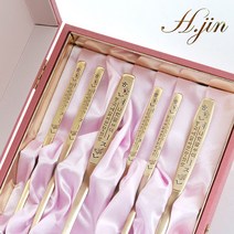 [라몽] H.jin 훈민나비 티타늄 수저세트 (2인용) 국산 남녀구분 숟가락 2p + 젓가락 2p + 정품케이스, 1세트, 티타늄숟가락 2p + 티타늄젓가락 2p + 정품케이스