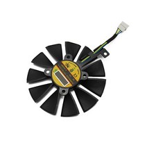 GTX660ASUS GTX 980 Ti R9 390X 1060 RX 480 그래픽 카드 냉각 팬용 87MM FDC10U12S9C, 4Pin
