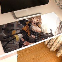 승리의 여신 Nikke 게임 승리의 여신 니케 캐릭터 굿즈 마우스패드 장패드II, 700x300mm, 3mm, V, 1개