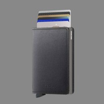 시크리드 슬림월렛 미럼 블랙