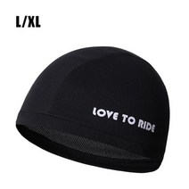 마스크 페이스 사이클링 자전거 러브 투 라이드 오토바이 헬멧 라이너 쿨 이너 캡 하프 쉘, L XL