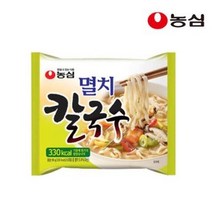 농심 멸치 칼국수, 19개, 98g