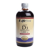 라이프타임 Life Time 리퀴드 D3 1000 IU 믹스드 베리, 480ml × 1개