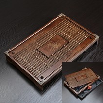 다도 차판 43x28cm 브라운 도자기수반 전통찻잔 도자기식기 머그잔세트 예쁜그릇쇼핑몰 예쁜그릇세트 전통다기세