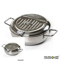 인덕션 스텐 튀김냄비 24CM 인덕션튀김냄비 온도계튀김냄비