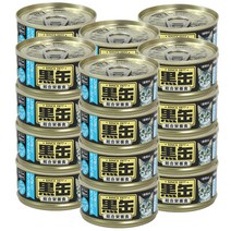 아이시아 흑관 캔 치어+참치+가다랑어(BCM-14)80g 24개