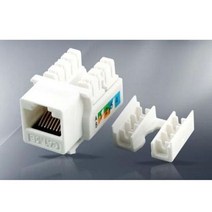 coms 키스톤잭 CAT5e 백색, 9개