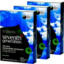세븐스제너레이션 식기세척기용 주방세제, 1.28kg, 3개