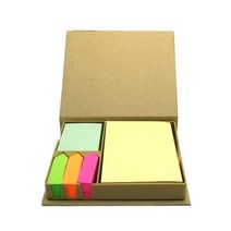 포스트잇 사무용 메모 접착메모지대 대용량 가죽 케이스 4종 택1 메모지, 심플케이스