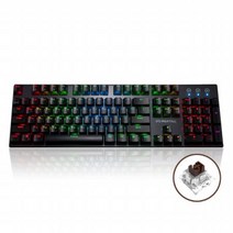 [ 삼성C타입 고속충전케이블 증정 ] 맥스틸 MAXTILL TRON G610K V2 / 축교환 방진축 기계식 게이밍 키보드, G610K V2 _ 갈축 +삼성C 충전케이블