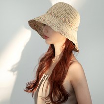 지크로스 썬사인 밀짚햇 라탄 여성모자