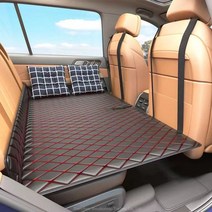 세단 SUV 뒷좌석 디펜스롤 폴딩 트래블 캠핑 매트리스, 차박매트+큰 등받이, 차량용 침대 + 빅 등받이