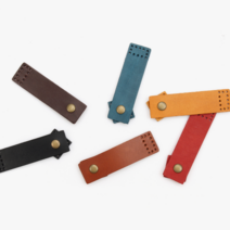 바이핸즈 가방부자재 똑딱 가죽 사시꼬미 9cm 14종, 사피아노 네이비