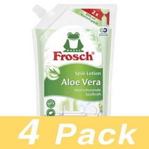 프로쉬 알로에 베라 린스 로션 주방 세제 리필 Frosch Aloe Vera Spul-Lotion 800Ml 4개