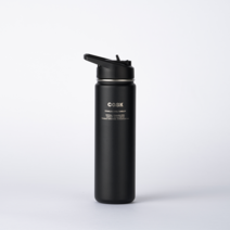 캐스크 대용량 3P 리드 + 빨대 텀블러, 627ml, 블랙