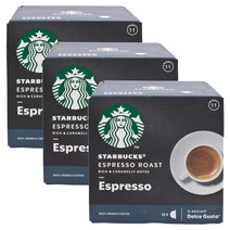 스타벅스 에스프레소 로스트 네스카페 돌체구스토 캡슐커피 12p, 5.5g, 36개