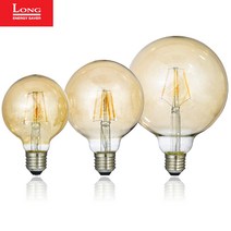 코스모스전기 롱LED 에디슨 볼구 볼램프 G80 G95 G125 LED 에디슨전구, 1번 에디슨 일반형 볼G80 4W, 1개