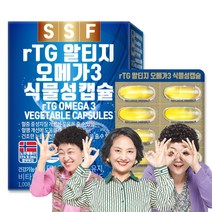 순수식품 rTG 알티지 오메가3 비타민D, 60정, 1개