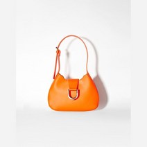 Bershka Silver effect buckle shoulder bag 버쉬카 실버 버클 숄더 백 오렌지