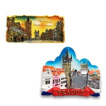 한수위 마그넷 냉장고자석 2개 세트 세계 여행 마그네틱 명소 해외 도시 굿즈 관광 기념품, 타입10_프라하B