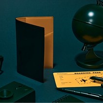 호스코드 코도반 말가죽 여권지갑 Travel Wet 5cc 그린