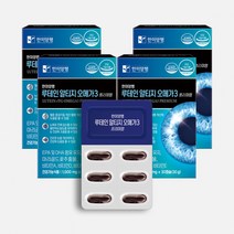 한미양행 루테인 알티지 오메가3 프리미엄 1 000mg 30캡슐 4박스 4개월분