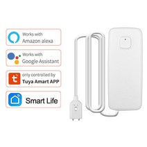 수도 누수탐지기 Aubess WiFi 스마트 Tuya 누수 센서 독립적 인 경보 감지기 오버플로 시스템, 02 1pc