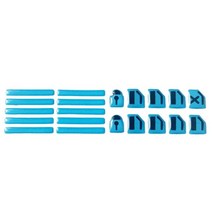 D7WD 유니버설 자동 창 스티커 도어 수리 스타일링 야외 데칼 리프트 버튼 차량 부품 Decors, 01 Fluorescent blue