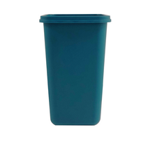 사각 대형 쓰레기통 50L 100L 블랙 네이비 휴지통, 50L 하부만, 6호 청록색