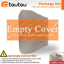 빈백 빈백소파 일인쇼파 코듀로이 소파 커버 퍼프 삭 안락 의자 라운지 바닥 코너 좌석, 90-라이트 카키, d3.3ft-커버