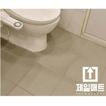 [제일매트] 국산 KC인증 화장실 욕실 벌집 미끄럼방지매트, 그레이-대-120x200