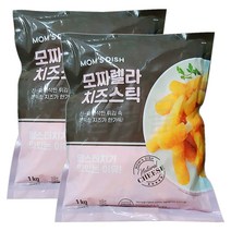 [퀴클리몰] 맘스터치 모짜렐라 치즈스틱 1kg x 2개, 1개