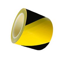안전 바닥라인테이프(황색사선/100mm)행사장/주차라인