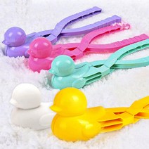 생활광장 눈오리 집게 스노우볼 메이커 스노우덕 눈집게 대형 소형, 대형(1+1)