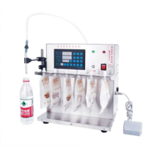 병입기 액상정량주입기 소분충진기 한약 음료계량3.5L, 고온내성 노즐 백 충전기 + 휴대용 캡핑기