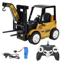 Rc카 포크 리프트 트럭 18 원격 제어 장난감 휴일 자동 데모 라이트 엔지니어링 자동차 교육, 5 channels Forklift